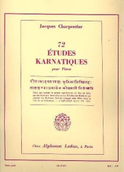Jacques Charpentier: 75 Études Karnatiques Cycle 09 (noty na klavír)