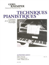 Gerd Kaemper: Techniques pianistiques (noty na klavír)