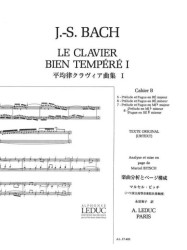 Johann Sebastian Bach: Le Clavier bien tempéré Vol.1b (noty na klavír)
