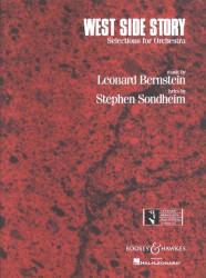 Leonard Bernstein: West Side Story - Selections For Orchestra (noty pro školní orchestr, party, partitura)