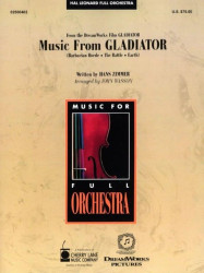 Hans Zimmer: Music from Gladiator (noty pro symfonický orchestr, party, partitura)