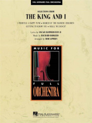 Selections from The King and I (noty pro symfonický orchestr, party, partitura)(+audio)