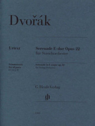 Antonín Dvořák: Serenade in E major op. 22 (noty pro smyčcový orchestr, party)