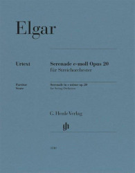 Edward Elgar: Serenade in E minor op. 20 (noty pro smyčcový orchestr, party)(+audio)
