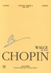 Frédéric Chopin: Waltzes Op. 18, 34, 42, 64 (noty na klavír, studijní partitura A5)