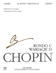 Frédéric Chopin: Variations in C major, Rondo in D Major (noty na čtyřruční klavír)