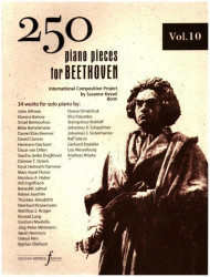 250 Piano Pieces For Beethoven - Vol. 10 (noty na klavír)