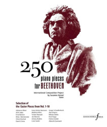250 piano pieces for Beethoven - Selection of the Easier Pieces from Volumes 1-10 (noty na klavír)