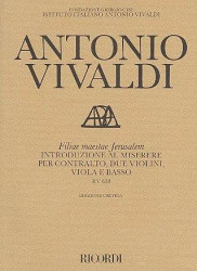 Antonio Vivaldi: Perfidissimo Cor! Iniquo Fato! Rv 674 (noty na zpěv, smyčce, klavír, partitura)