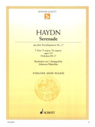 Franz Joseph Haydn: Serenade op. 3/5 Hob. III:17 (noty na housle, klavír)