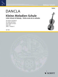 Charles Dancla: Little School of Melody 1, Op.123 (noty na housle, klavír)