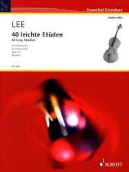 Sebastian Lee: 40 Easy Studies Op.70 (noty na violoncello)