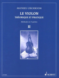 Mathieu Crickboom: Le Violon 2 - Théorique et pratique (noty na housle)