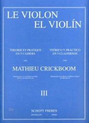 Mathieu Crickboom: Le Violon 3 - Théorique et pratique (noty na housle)
