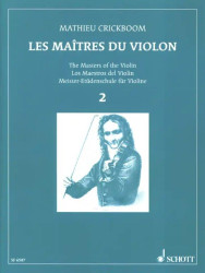 Mathieu Crickboom: The Masters of the Violin 2 (noty na housle)
