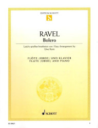 Maurice Ravel: Boléro (noty na příčnou flétnu, klavír)