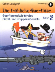 Gefion Landgraf: Die fröhliche Querflöte Band 2 (noty na příčnou flétnu)(+audio)