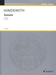 Paul Hindemith: Sonate in C (noty na harfu)