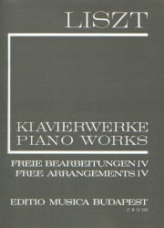 Franz Liszt: Piano Works - Free Arrangements 4 (noty na klavír)