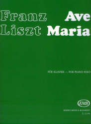 Franz Liszt: Ave Maria (noty na klavír)