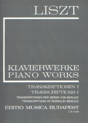Franz Liszt: Piano Works - Transcriptions 1 - Works by Berlioz (noty na klavír)