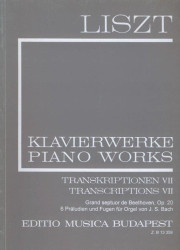 Franz Liszt: Piano Works - Transcriptions 7 - II/22 (noty na klavír)