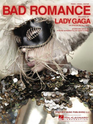 Lady Gaga: Bad Romance (noty na klavír, zpěv, akordy)