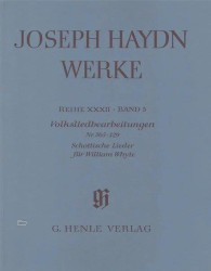 Joseph Haydn: Arrangements of Folk Songs no. 365-429 Scottish Songs for William Whyte (noty na zpěv, různé nástroje)