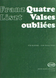 Franz Liszt: Quatre valses oubliees (noty na klavír)