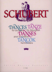Franz Schubert: Dances (noty na akordeon)