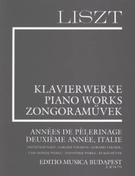 Franz Liszt: Annees de Pelerinage Deuxieme annees, Italie (noty na klavír)