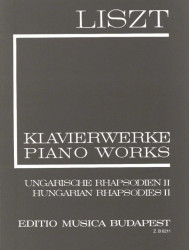 Franz Liszt: Piano Works - Hungarian Rhapsodies II (noty na klavír)