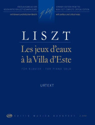 Franz Liszt: Les jeux d'eaux a la Villa d'Este (noty na klavír)