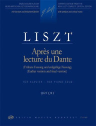 Franz Liszt: Apres une lecture du Dante, Fantasia quasi Sonata (noty na klavír)