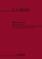 Wolfgang Amadeus Mozart: Marcia Turca (noty na akordeon)