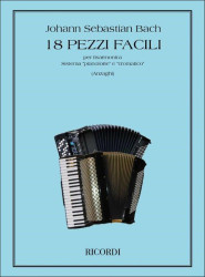 Johann Sebastian Bach: 18 Pezzi Facili (noty na akordeon)