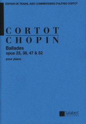 Frédéric Chopin: Ballades Op 23, 38, 47, 52 (noty na klavír)