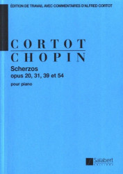Frédéric Chopin: Scherzos Op 20, 31, 39, 54 (noty na klavír)