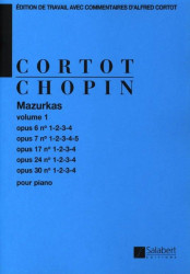 Frédéric Chopin: Mazurkas Op 6, 7, 17, 24, 30 - volume 1 (noty na klavír)