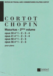 Frédéric Chopin: Mazurkas Op 33, 41, 50, 56 - volume 2 (noty na klavír)