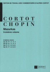 Frédéric Chopin: Mazurkas Op 59, 63, 67, 68 - volume 3 (noty na klavír)