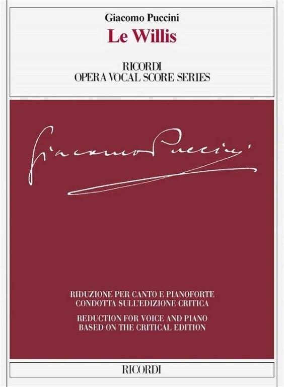 Giacomo Puccini: Le Willis (noty na klavír, zpěv) 1018Kč | hudebni ...