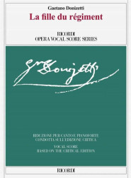 Gaetano Donizetti: La fille du régiment (noty na klavír, zpěv)