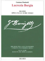 Gaetano Donizetti: Lucrezia Borgia (noty na klavír, zpěv)