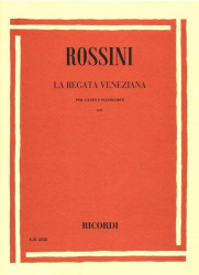 Gioachino Rossini: La Regata Veneziana (noty na klavír, zpěv)