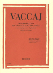 Nicola Vaccai: Practical method of Italian singing - Soprano/Tenor (noty na klavír, zpěv)