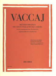 Nicola Vaccai: Practical method of Italian singing - Mezzo-Soprano/Baritone (noty na klavír, zpěv)