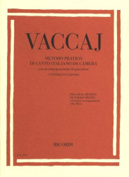 Nicola Vaccai: Practical method of Italian singing - Alto/Bass (noty na klavír, zpěv)