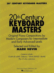 Twentieth Century Keyboard Masters (noty na klavír)