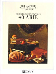 Arie Antiche: 40 Arie Vol. 3 (noty na klavír, zpěv)